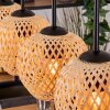 Basto Lampadario a sospensione, Lampada a sospensione Écru, Nero, 5-Luci