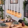 Basto Lampadario a sospensione, Lampada a sospensione Écru, Nero, 5-Luci