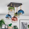 Koyoto Plafoniera, Lampada a sfera Oro, Nero, 5-Luci