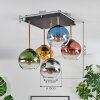 Koyoto Plafoniera, Lampada a sfera Oro, Nero, 5-Luci
