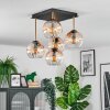 Koyoto Plafoniera, Lampada a sfera Oro, Nero, 5-Luci
