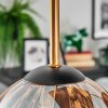 Koyoto Plafoniera, Lampada a sfera Oro, Nero, 5-Luci