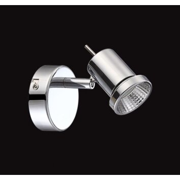 Wofi HOORN Applique LED Cromo, 1-Luce Wofi HOORN Applique LED Cromo, 1-Luce