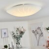 Emibois Plafoniera LED Cromo, 1-Luce