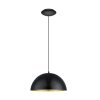 Eglo GAETANO 1 Lampada a sospensione Oro, Nero, 1-Luce