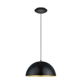 Eglo GAETANO 1 Lampada a sospensione Oro, Nero, 1-Luce