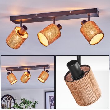 Kinnared Plafoniera, Faretto da soffitto Nero, 3-Luci