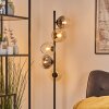 Koyoto Lampada a sfera, Lampada da terra 31 cm Ambrato, Chiaro, Grigio fumo, 5-Luci