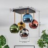 Koyoto Plafoniera, Lampada a sfera Oro, Nero, 5-Luci