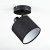 Bassagoda Plafoniera, Faretto da soffitto Nero, 1-Luce