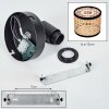 Ramila Plafoniera, Faretto da soffitto Nero, 1-Luce