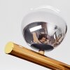 Chehalis Plafoniera, Lampada a sfera Oro, Nero, 8-Luci