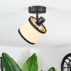 Chellas Plafoniera, Faretto da soffitto Nero, 1-Luce