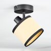 Chellas Plafoniera, Faretto da soffitto Nero, 1-Luce