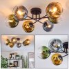 Koyoto Plafoniera, Lampada a sfera 59 cm Blu, Oro, Verde, Chiaro, 6-Luci