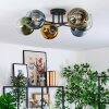 Koyoto Plafoniera, Lampada a sfera 59 cm Blu, Oro, Verde, Chiaro, 6-Luci