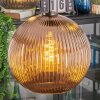 Koyoto Lampadario a sospensione, Lampada a sfera, Lampada a sospensione Blu, Verde, Ramato, 5-Luci