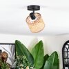 Barcos Plafoniera, Faretto da soffitto Nero, 1-Luce