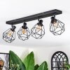 Yaak Plafoniera, Faretto da soffitto Nero, 4-Luci