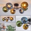 Koyoto Plafoniera, Lampada a sfera 59 cm Blu, Oro, Verde, 6-Luci