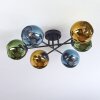 Koyoto Plafoniera, Lampada a sfera 59 cm Blu, Oro, Verde, 6-Luci