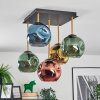 Ripoll Plafoniera, Lampada a sfera Oro, Nero, 5-Luci