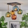Ripoll Plafoniera, Lampada a sfera Oro, Nero, 5-Luci