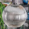 Koyoto Lampadario a sospensione, Lampada a sfera, Lampada a sospensione Ambrato, Chiaro, Grigio fumo, 5-Luci