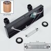 Kinnared Plafoniera, Faretto da soffitto Nero, 2-Luci