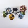 Koyoto Plafoniera, Lampada a sfera 59 cm Blu, Oro, Verde, Chiaro, Ramato, 6-Luci