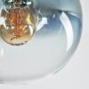 Gastor Plafoniera, Lampada a sfera Oro, Nero, 5-Luci