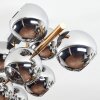 Koyoto Plafoniera, Lampada a sfera Oro, Nero, 10-Luci