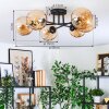 Koyoto Plafoniera, Lampada a sfera 59 cm Ambrato, 6-Luci
