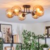 Koyoto Plafoniera, Lampada a sfera 59 cm Ambrato, 6-Luci