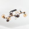 Koyoto Plafoniera, Lampada a sfera Oro, Nero, 10-Luci