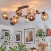 Koyoto Plafoniera, Lampada a sfera Oro, Nero, 10-Luci