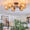 Ripoll Plafoniera, Lampada a sfera Ambrato, 6-Luci