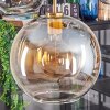 Koyoto Lampadario a sospensione, Lampada a sfera, Lampada a sospensione Oro, Nero, 5-Luci
