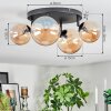 Chehalis Plafoniera, Lampada a sfera Ambrato, 4-Luci