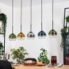 Koyoto Lampadario a sospensione, Lampada a sfera, Lampada a sospensione Écru, Nero, 5-Luci