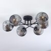 Ripoll Plafoniera, Lampada a sfera Grigio fumo, 6-Luci