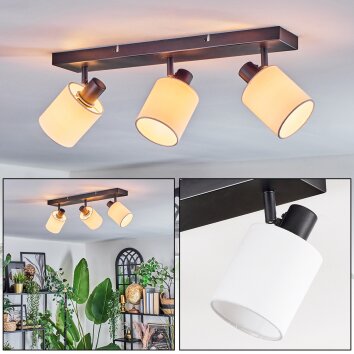 Fallhagen Plafoniera, Faretto da soffitto Nero, 3-Luci