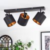 Alsen Plafoniera, Faretto da soffitto Nero, 3-Luci