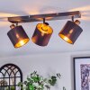 Alsen Plafoniera, Faretto da soffitto Nero, 3-Luci