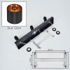 Alsen Plafoniera, Faretto da soffitto Nero, 3-Luci