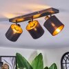 Alsen Plafoniera, Faretto da soffitto Nero, 3-Luci