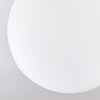 Gastor Plafoniera, Lampada a sfera Bianco, 3-Luci