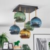 Koyoto Plafoniera, Lampada a sfera Oro, Nero, 5-Luci