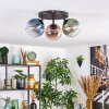 Koyoto Plafoniera, Lampada a sfera Blu, Verde, Ramato, 3-Luci