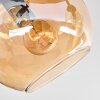 Koyoto Plafoniera, Lampada a sfera Ambrato, 3-Luci